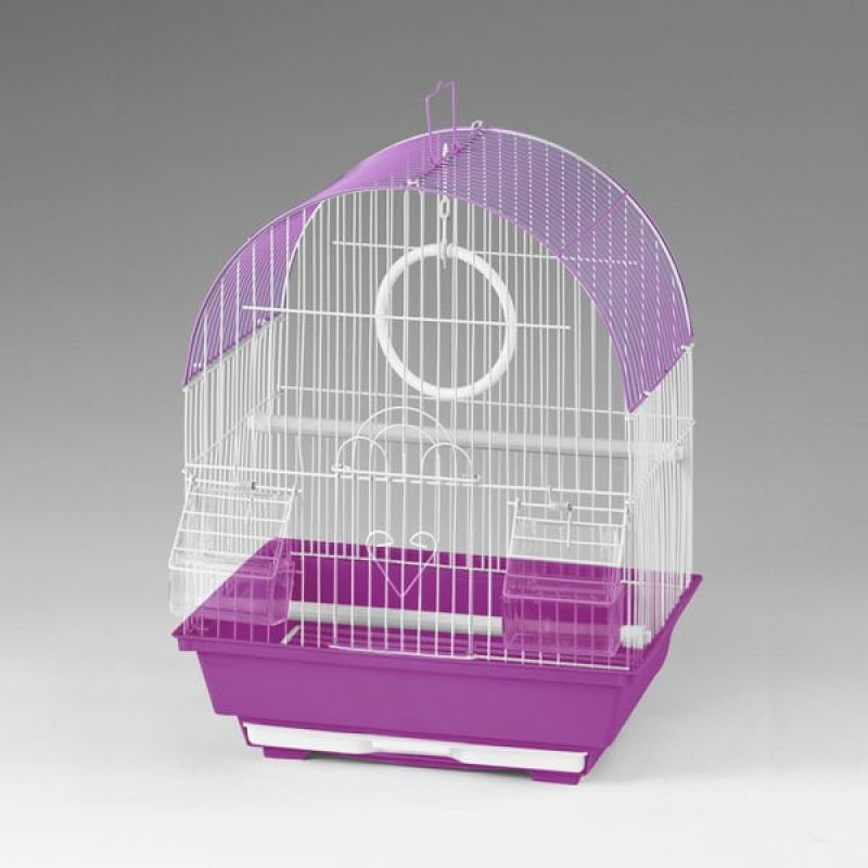 Euro Gold 30x23x39 Cm Oval Çatılı Kafes Renkli | Kuş Kafesi