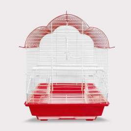 30x23x40 Cm Oval Çatılı Salıncaklı Kafes Renkli | Kuş Kafesi 30x23x40 Cm Oval Çatılı Salıncaklı Kafes Renkli | Kuş Kafesi