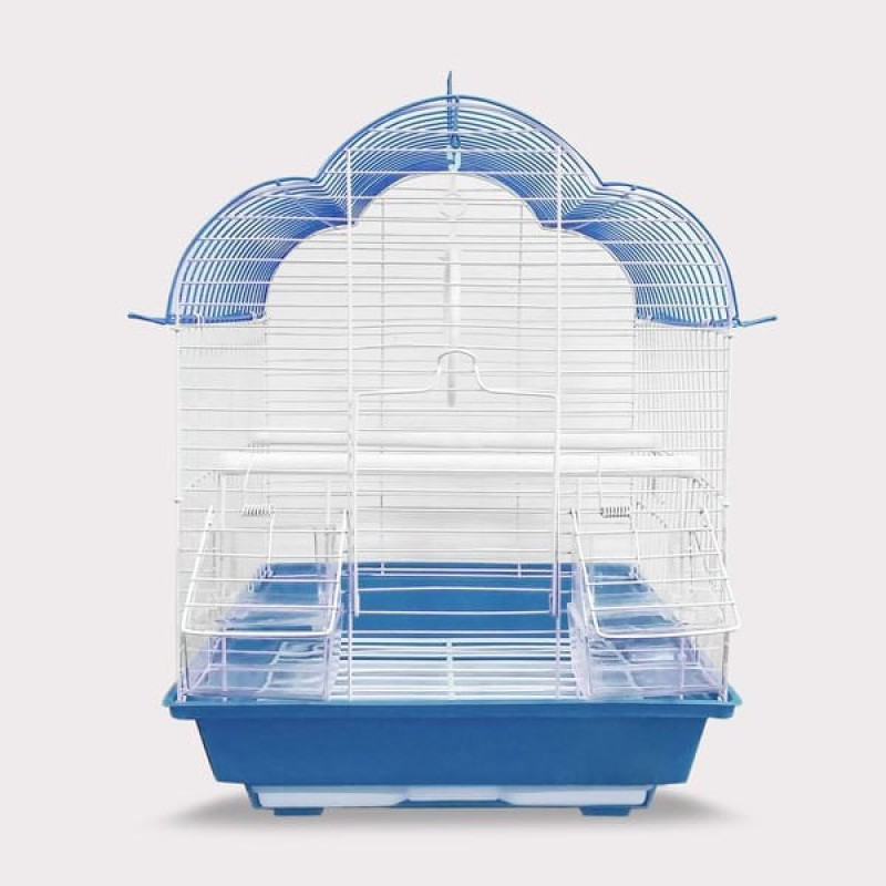 Euro Gold 30x23x40 Cm Oval Çatılı Salıncaklı Kafes Renkli | Kuş Kafesi