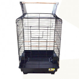 40,5x40,5x59,5 Cm Açılır Çatılı Kafes Siyah | Kuş Kafesi 40,5x40,5x59,5 Cm Açılır Çatılı Kafes Siyah | Kuş Kafesi