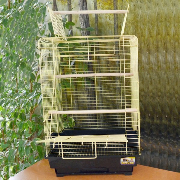Euro Gold 40,5x40,5x59,5 Cm Açılır Çatılı Pirinç Kafes | Kuş Kafesi