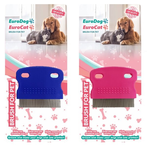 Euro Gold 5.5x6 Cm Pire Tarağı | Köpek Tarağı