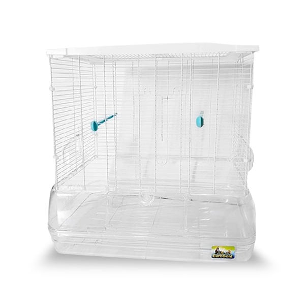 Euro Gold 60x40x57,5 Cm Lüks Plastik Kafes Beyaz | Kuş Kafesi