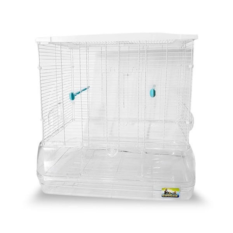 Euro Gold 60x40x57,5 Cm Lüks Plastik Kafes Beyaz | Kuş Kafesi Euro Gold 60x40x57,5 Cm Lüks Plastik Kafes Beyaz | Kuş Kafesi