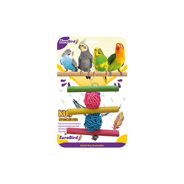 EuroBird Üçlü Tahta Merdiven