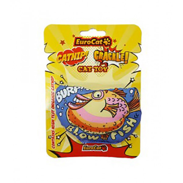 EuroCat Blow Fish Oyuncak | Kedi Top Oyuncak