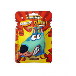 EuroCat Gülen Mavi Köpek Oyuncak | Kedi Top Oyuncak