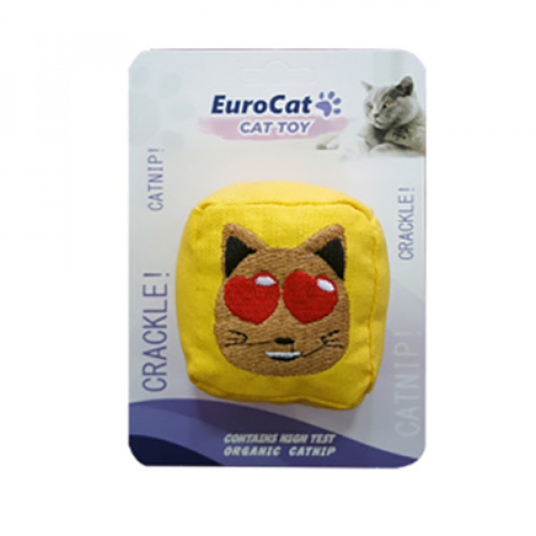 EuroCat Kedi Suratlı Küp | Kedi Top Oyuncak
