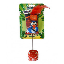 EuroCat Kırmızı Saçlı Penguen Oyuncak | Kedi Top Oyuncak