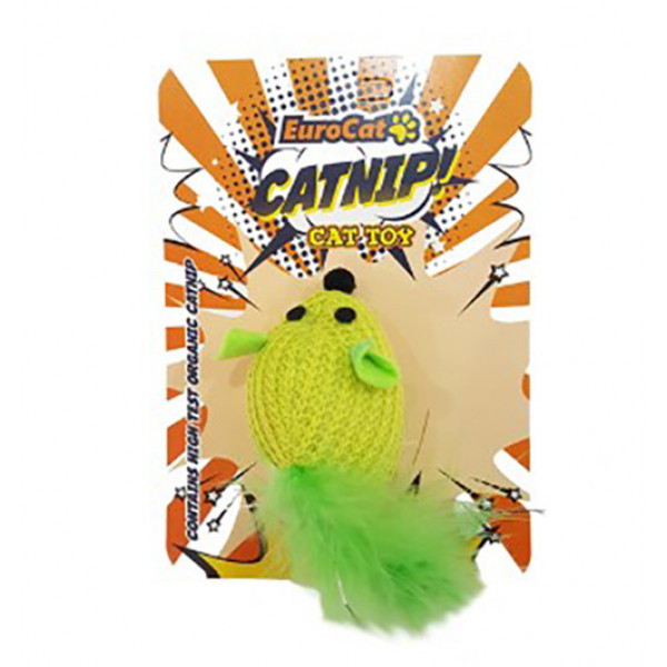 EuroCat Tombik Tüy Kuyruklu Fare | Kedi Fare Oyuncak