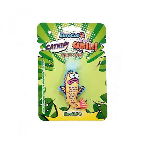 EuroCat Şaşkın Yavru Balık Oyuncak | Kedi Top Oyuncak