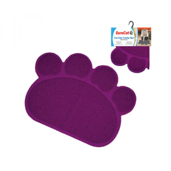 Eurocat 60x45 Cm Paspas Mor | Kedi Tuvalet Paspası