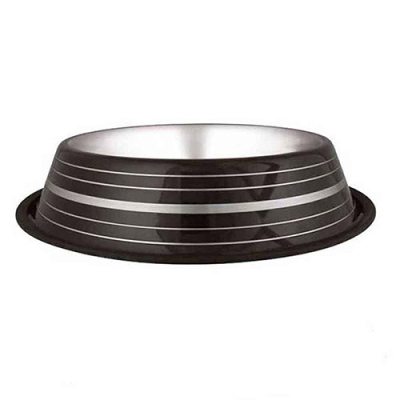 Euro Dog 64 Oz Çizgili Mama Kabı Ø22 Cm | Metal Mama Ve Su Kabı Euro Dog 64 Oz Çizgili Mama Kabı Ø22 Cm | Metal Mama Ve Su Kabı