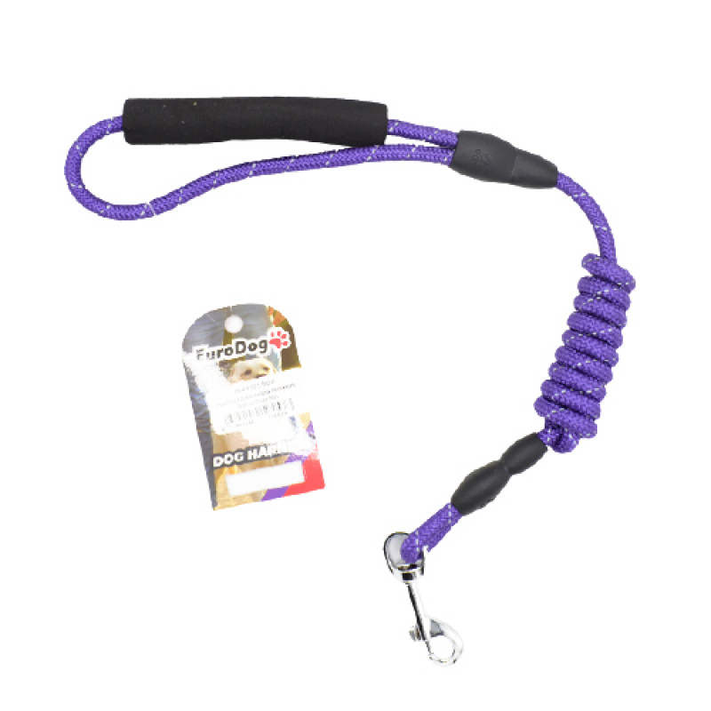 Euro Dog 8 Mmx120 Cm Gezdirme Tasması Reflektörlü Mor | Köpek Gezdirme Tasması Euro Dog 8 Mmx120 Cm Gezdirme Tasması Reflektörlü Mor | Köpek Gezdirme Tasması