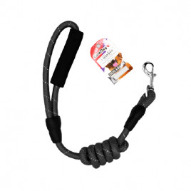 14 Mmx120 Cm Uzatma Reflektörlü Siyah | Köpek Gezdirme Tasması 14 Mmx120 Cm Uzatma Reflektörlü Siyah | Köpek Gezdirme Tasması