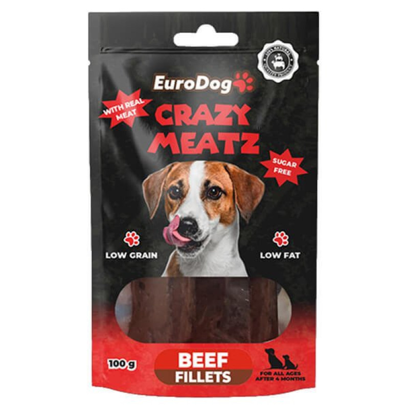 Euro Dog 100 Gr Biftekli Fileto Doğal Ödül Maması | Köpek Atıştırmalık Ödül Maması Euro Dog 100 Gr Biftekli Fileto Doğal Ödül Maması | Köpek Atıştırmalık Ödül Maması