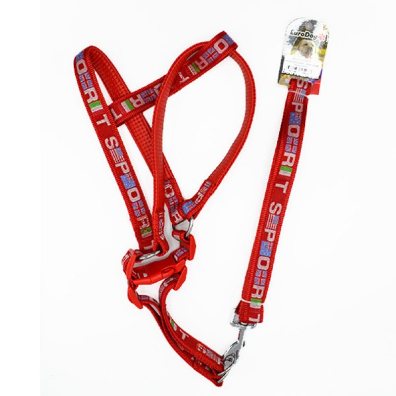 Euro Dog 120 Cm Uzatma Tasması+Göğüs Tasması Kırmızı | Köpek Göğüs Tasması Euro Dog 120 Cm Uzatma Tasması+Göğüs Tasması Kırmızı | Köpek Göğüs Tasması