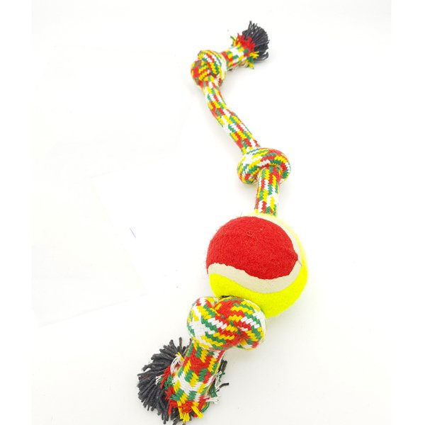 Euro Dog 44 Cm Karışık Renk Tenis Toplu Oyuncak | Köpek Çiğneme