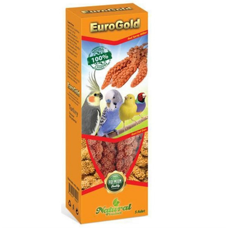 EuroGold 5 Li Kızıl Dal Darı | Kuş Yemi EuroGold 5 Li Kızıl Dal Darı | Kuş Yemi
