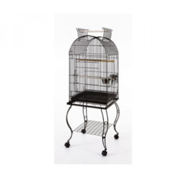 EuroGold 51x51x152 Cm Sehpalı Papağan Kafesi Dövme Demir | Kuş Kafesi