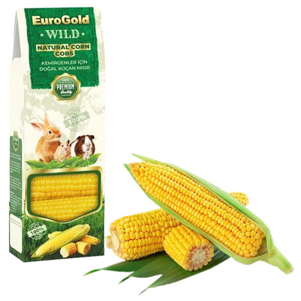 EuroGold 2'li Wild Kemirgen İçin Doğal Mısır | Ginepig Yemi