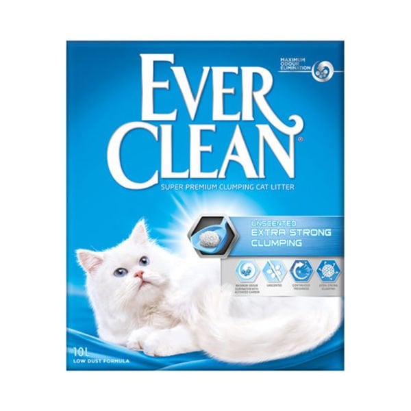 Ever Clean 10 Lt Extra Strong Kokusuz Topaklanan Kum | Doğal Kedi Kumu