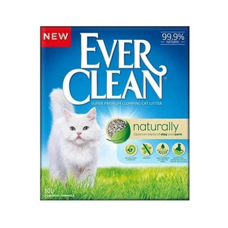 Ever Clean 10 Lt Naturally Parfümsüz Topaklanan Doğal Kedi Kumu | Doğal Kedi Kumu Ever Clean 10 Lt Naturally Parfümsüz Topaklanan Doğal Kedi Kumu | Doğal Kedi Kumu