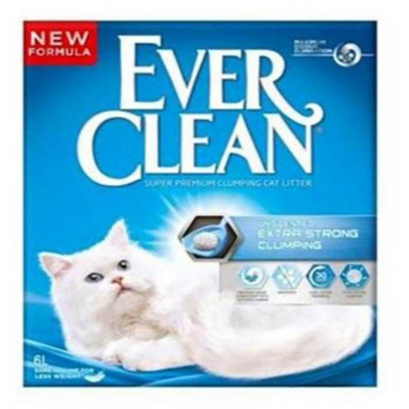 Ever Clean 2 Adet Extra Strong Unscented 6 Lt | Doğal Kedi Kumu Ever Clean 2 Adet Extra Strong Unscented 6 Lt | Doğal Kedi Kumu