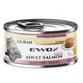 100 Gr Gurme Somonlu Parça Etli Tahılsız Yetişkin | Yetişkin Kedi Maması