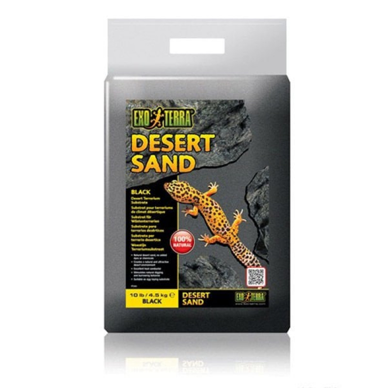 Exo Terra 4,5 Kg Siyah Çöl Kumu | Kaplumbağa Kumu Exo Terra 4,5 Kg Siyah Çöl Kumu | Kaplumbağa Kumu