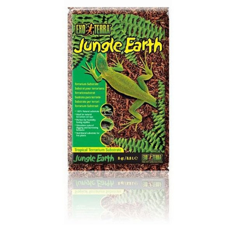 Exo Terra 8,8 Lt Jungle Earth | Kaplumbağa Doğal Taban Malzemesi Exo Terra 8,8 Lt Jungle Earth | Kaplumbağa Doğal Taban Malzemesi