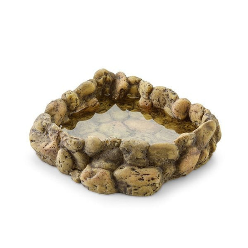 Exo Terra L Corner Water Dish Doğal Görünümlü Su Kabı | Kaplumbağa Yem Ve Su Kabı Exo Terra L Corner Water Dish Doğal Görünümlü Su Kabı | Kaplumbağa Yem Ve Su Kabı