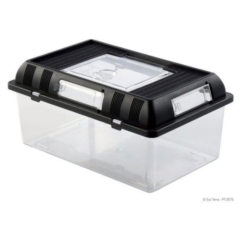Exo Terra M Breeding Box Siyah | Cam Terraryum