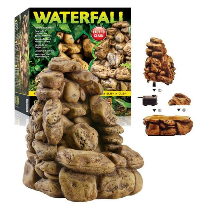 Exo Terra M Çakıl Taşı Yüzeyli Şelale | Kaplumbağa Su Şelalesi Exo Terra M Çakıl Taşı Yüzeyli Şelale | Kaplumbağa Su Şelalesi