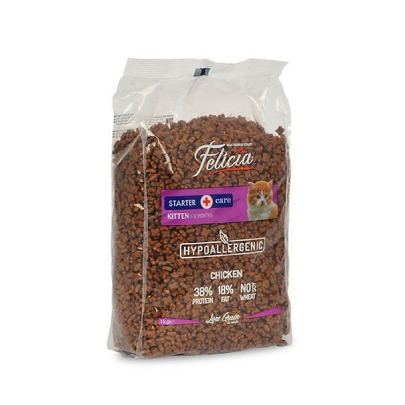 Felicia 1 Kg Starter Care Kitten Chicken | Yavru Kedi Kuru Maması Felicia 1 Kg Starter Care Kitten Chicken | Yavru Kedi Kuru Maması