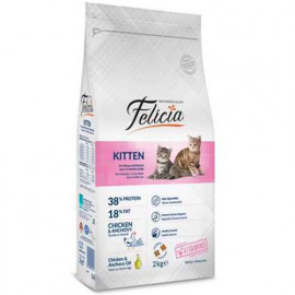Felicia 2 Kg Az Tahıllı Yavru Tavuklu Hamsili | Yavru Kedi Kuru Maması Felicia 2 Kg Az Tahıllı Yavru Tavuklu Hamsili | Yavru Kedi Kuru Maması