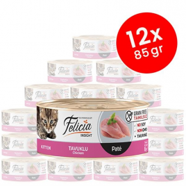 12 Adet Tahılsız Kıyılmış Tavuklu Yavru 85 Gr | Tahılsız Kedi Yaş Maması 12 Adet Tahılsız Kıyılmış Tavuklu Yavru 85 Gr | Tahılsız Kedi Yaş Maması