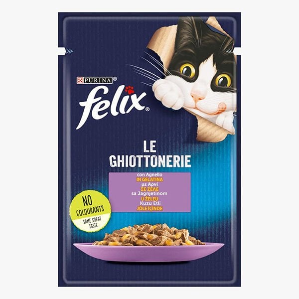 Felix 85 Gr Jöleli Kuzu | Yetişkin Kedi Maması