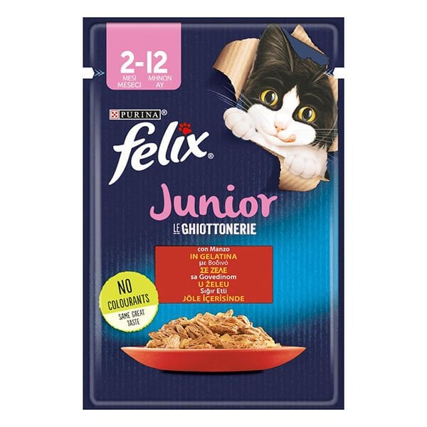 Felix 85 Gr Junior Jöleli Sığır | Yavru Kedi Maması