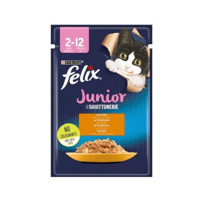 Felix 85 Gr Junior Jöleli Tavuk | Yavru Kedi Maması Felix 85 Gr Junior Jöleli Tavuk | Yavru Kedi Maması