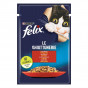 Felix 85 Gr Taze Sığır Etli Jöleli Pouch Yetişkin | Yetişkin Kedi Maması