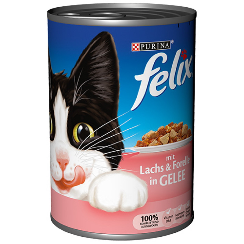 Felix 12 Adet Yetişkin Somonlu & Alabalıklı 400 Gr | Yetişkin Kedi Maması Felix 12 Adet Yetişkin Somonlu & Alabalıklı 400 Gr | Yetişkin Kedi Maması
