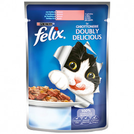 Felix 100 Gr Yetişkin Somonlu & Sardalyalı | Balıklı Yaş Kedi Maması