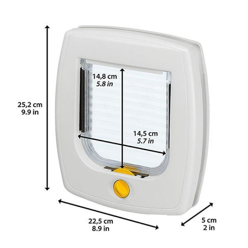 Ferplast 22x5x25 Cm Swing 3 Otomatik Kapı Kahverengi | Köpek Kapısı