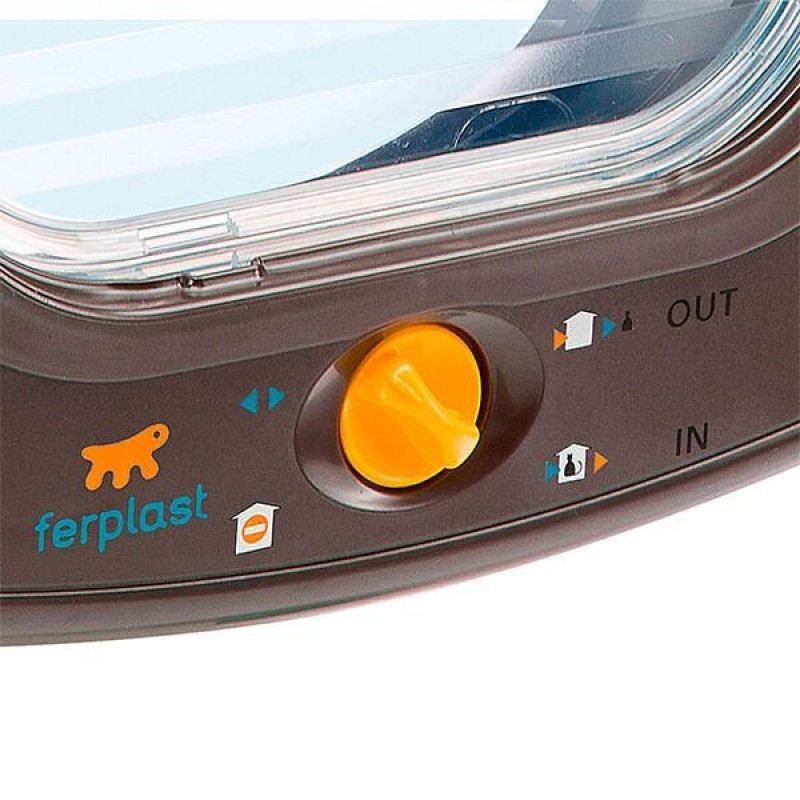 Ferplast 26x10x31 Cm Swing 9 Otomatik Kedi ve Köpek Kapısı Kahverengi | Köpek Kapısı