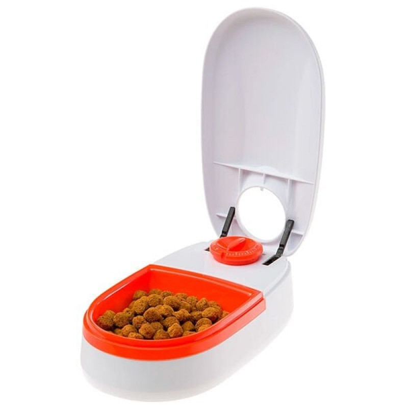 Ferplast 400 Ml Cometa Bowl Zaman Ayarlı Mama Kabı | Otomatik Mama Ve Su Kabı