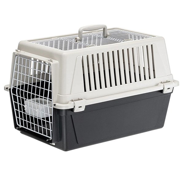 Ferplast 40x60x38h Cm Atlas Open 30 Üstü Açılır  Taşıma Çantası Gri | Kedi Taşıma Çantası