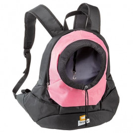 41.5x20x43 Cm Kangoo Kumaş Sırt Taşıma Çantası Pembe | Kedi Taşıma Çantası