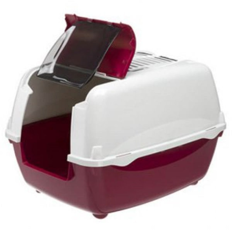 Ferplast 43x56x38 Cm Bella Cabrio Kapalı Tuvalet Bordo | Kapalı Kedi Tuvaleti Ferplast 43x56x38 Cm Bella Cabrio Kapalı Tuvalet Bordo | Kapalı Kedi Tuvaleti