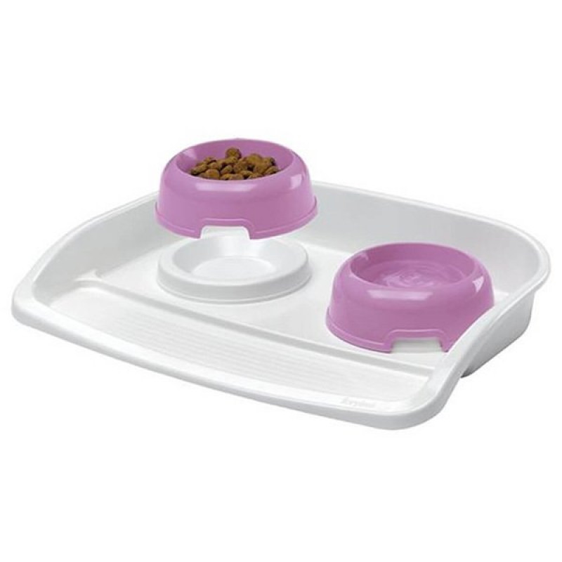 Ferplast 53x39x8 Cm Lindo Maxi İkili Plastik Mama Ve Su Kabı Seti | Plastik Mama Ve Su Kabı Ferplast 53x39x8 Cm Lindo Maxi İkili Plastik Mama Ve Su Kabı Seti | Plastik Mama Ve Su Kabı